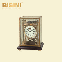 Horloge mécanique en rouleau, exquise et créative, Balance, horloge de bureau amusante, collectez des engrenages en cuivre pur, horloge de bureau