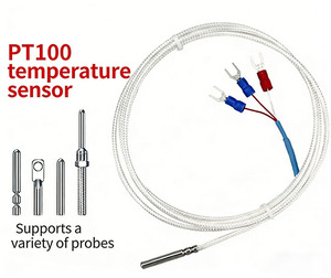 Sonde mit 4mm Durchmesser Flexibler PT100 RTD-Sensor PT1000 Temperatur sensor 3-Draht-PT-Widerstandsdetektor-Thermometer - Product Image 4