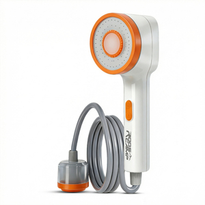 Douche portable RoosCamp, douche de camping rechargeable avec lumière LED, filtre à charbon <span class=keywords><strong>pour</strong></span> la randonnée, les voyages et les animaux de compagnie - Product Image 1