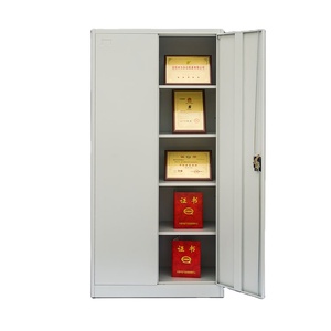 Armoire métallique moderne en acier, 0,14 m³, assemblage en 10 minutes, meuble de bureau en kit, classeur pour chambre, atelier, salle de sport - Product Image 4