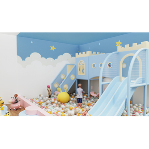 Suministro de Fábrica: Equipo Modular de Área de Juego Interior para Niños, con Castillo y Muro de Escalada para Centro de Entretenimiento Familiar - Product Image 4