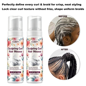 <span class=keywords><strong>Mousse</strong></span> coiffante hydratante entièrement naturelle pour <span class=keywords><strong>boucles</strong></span>, fixation forte, marque privée personnalisée - Product Image 6