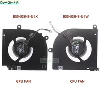 BS5405HS-U4W/U4X ventilateurs de refroidissement pour ordinateur portable CPU GPU pour MSI furtif 15M-A11UEK MS-1562 A11SEK A11SDK ordinateur PC ventilateur refroidisseur radiateur