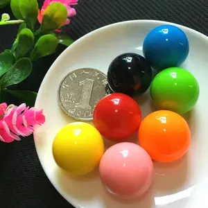 Spot Wholesale Soild 14mm 16mm 18mm 20mm 22mm 25mm Round Acrylic Plastic Balls Colorful