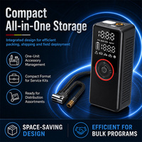 22/25 Cylinder Metal Core Wireless Tire Inflator Portable Double Pump Smart Digital Electric Air Compressor Auto Stop Tyre Pump