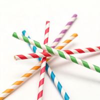 Pailles à boire en papier personnalisées, écologiques, jetables, décoratives, amusantes et innovantes pour fêtes d'anniversaire, en gros, possibilité de mélange