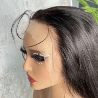 Perruque en cheveux humains vietnamiens bruts de grade 12A, densité 200, vente en gros, haute qualité, ondulée, perruques frontales en dentelle 13x6