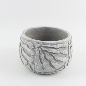 <span class=keywords><strong>Maceta</strong></span> de Cemento de Diseño Original Personalizado y Duradero al por Mayor con Base de Madera, Jarra de Vela Aromática Única en Venta - Product Image 4