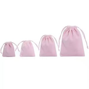 9x7cm Black Pink Purple Beige Red Green <b>Grey</b> Velvet Handmade Portable Jewelry Cosmetics Pouch Drawstring Pocket Small <b>Storage</b> - Product Image 6