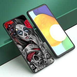 1000 Designs Benutzer definierte Schädel Skelett Blumen Fall für Samsung S24 Plus Ultra A71 A23 A14 A05 A04S Druck Sublimation Telefon Fall - Product Image 4