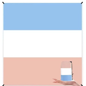 Tapis de plage pliable imperméable et anti-sable pour le <span class=keywords><strong>camping</strong></span> en plein air, logo personnalisé, durable, couverture de plage résistante au sable - Product Image 3