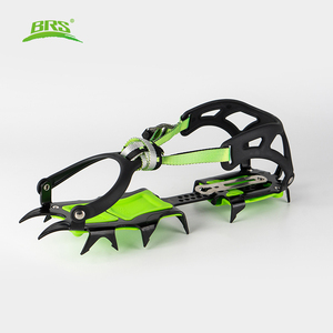 Hot New Short Teeth Snow Leopard Crampon En Alliage D'aluminium TPU Ice Snow Grips <span class=keywords><strong>Sac</strong></span> Emballage Pondéré <span class=keywords><strong>Crampons</strong></span> pour Chaussures Traction - Product Image 1