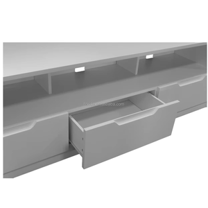 Meuble TV en bois blanc au design moderne, console TV, armoire de rangement, pour téléviseurs de <span class=keywords><strong>60</strong></span> à 64 pouces, écologique, multifonctionnel, durable, salon - Product Image 5