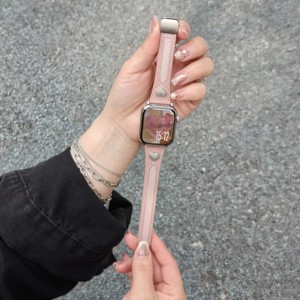 Cinturino di Ricambio Completo Impermeabile di Lusso in Pelle Traforata Magnetico per Apple <span class=keywords><strong>Watch</strong></span>. - Product Image 6