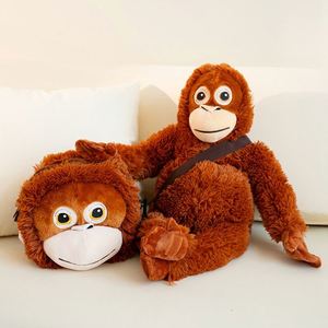 Muñeco de Peluche de Gorila y Orangután, Simulación de Mono Pequeño, Juguete de Peluche de Venta Caliente para Comercio Exterior Transfronterizo - Product Image 5