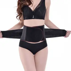 fashion ladies fitness postpartum staylace waistband tummy control lose weight gym waist slimming warm body shaping abdomen belt