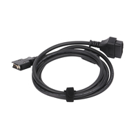 Cable OBDII de 16 Pines Macho a SCSI de 20 Pines, Cable SCSI a OBD para Interfaz VGA, Diagnóstico, Programación DIY