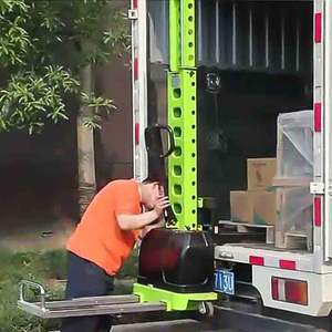 Frete Grátis 1ton Caminhão Montado Empilhadeira Empilhador De Paletes Caminhão Portátil Seguindo Fchina Caminhão Montado Empilhadeira - Product Image 1