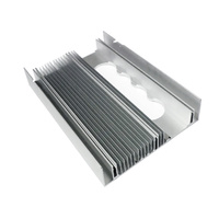 Radiateur de refroidissement en aluminium extrudé 6063 sur mesure, usinage CNC, ouverture de moule
