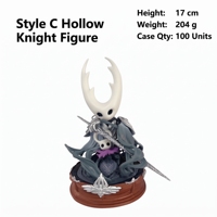 Figur Hollow Knight 7-25cm, Patung Ksatria dengan Alas, PVC Berkualitas Tinggi, Model dalam Kotak, Ornamen Meja, Mainan Koleksi
