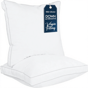 Almohadas Utopia Bedding, Tamaño Europeo (Blanco), Juego de 2, Calidad de <span class=keywords><strong>Hotel</strong></span>, Refrescantes, Reforzadas, para Dormir de Lado, Boca Arriba o Boca Abajo - Product Image 1