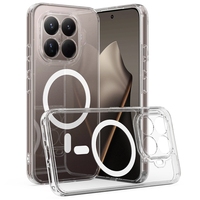 Étui de téléphone en TPU PC transparent en acrylique antichoc avec coque de protection magnétique pour les étuis de téléphone Xiaomi Mi 15T Pro