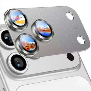 ฟิล์มกันรอยกระจกนิรภัยแท้สำหรับกล้อง iPhone 17 Pro Max พร้อมกล่องอะลูมิเนียม - Product Image 1