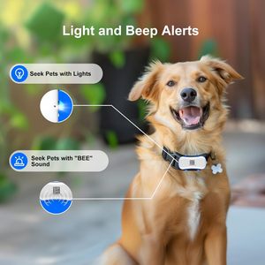 เครื่องติดตาม GPS สำหรับสัตว์เลี้ยง สำหรับสุนัข ติดตามตำแหน่งแบบเรียลไทม์ กันน้ำ รองรับ 4G GPS ในตัว ใช้งานร่วมกับ Android และ iOS ดีไซน์ทรงสี่เหลี่ยม - Product Image 3