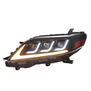 Para 11-18, Conjunto de Faros Delanteros de 12V con Luz Diurna LED Dinámica Modificada y Señal de Giro Secuencial, Lente LED Dinámica Modificada - Product Image 4