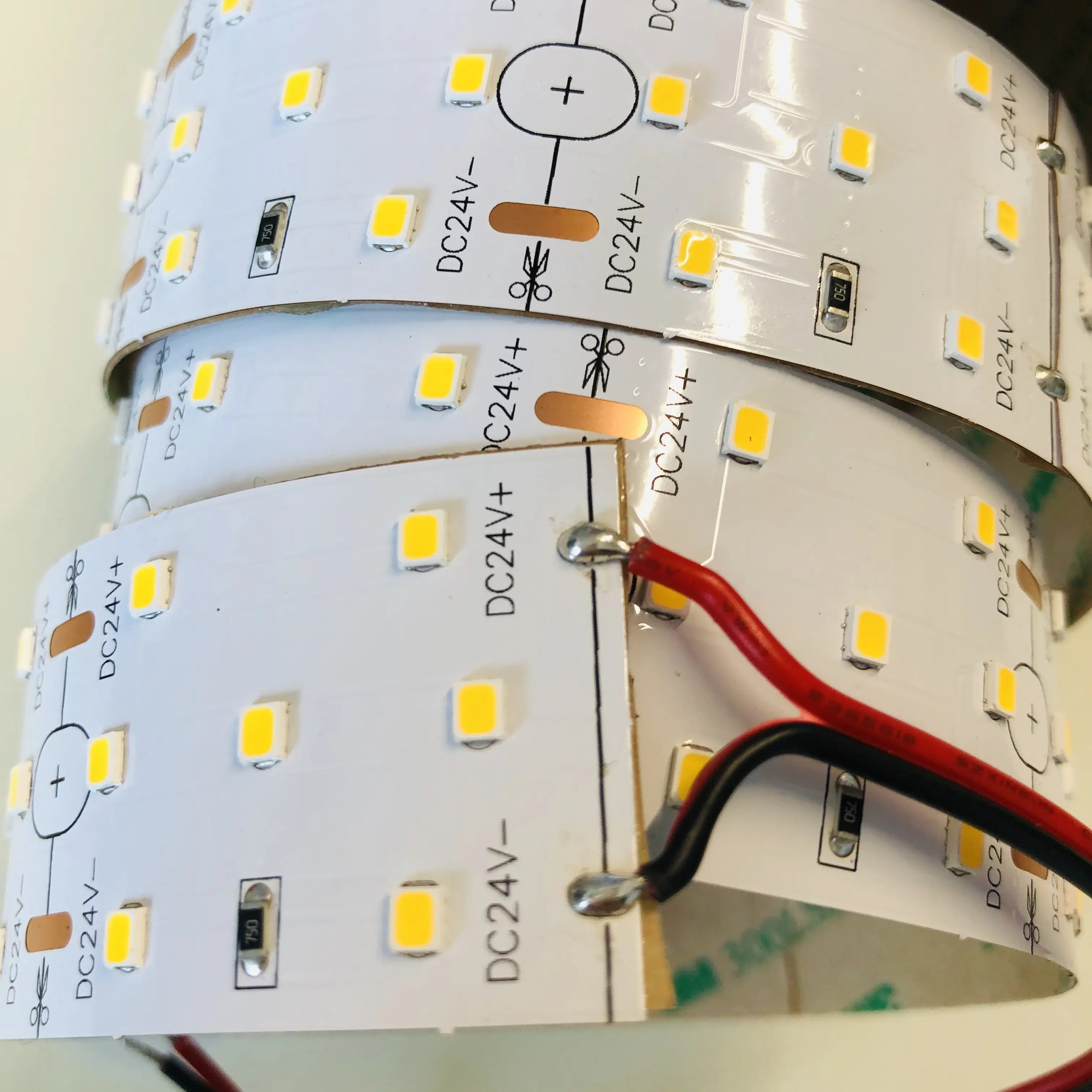 Patent Design Flexible Cuttable Connectable Dimmable LED Sheet DC12V DC24V WW NW CW for Backlight Display module