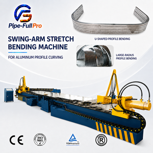 Double-arm stretch-bending machine for copper, aluminum, and brass profiles - Product Image 1