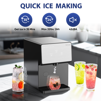 Nouvelle Machine à Glaçons Électrique Portable Automatique 2026 – Mini Machine Domestique Compacte pour Glaçons Comme des Pépites, Glaçons Toujours Pleins