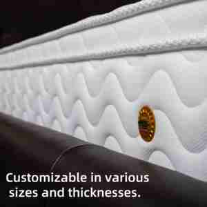 Matelas King Queen Size de haute qualité et personnalisé pour hôtel Matelas hybride en mousse à mémoire de forme compresse de gel européen dans une boîte - Product Image 4