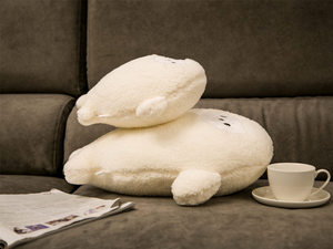 Nuevo juguete de peluche Ocean animals Chubby White Seal - Product Image 6