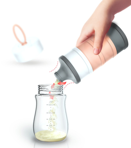 Nuevas Ideas de productos 2025 Caja de almacenamiento de plástico para exteriores 4 capas 480ML Caja de leche en polvo para bebés Botella de aperitivos Contenedor de alimentos - Product Image 5