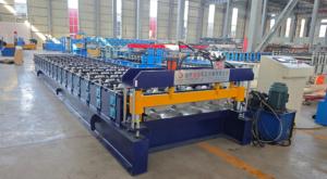 Machine de fabrication de panneaux trapézoïdaux pour toit et mur <span class=keywords><strong>Ibr</strong></span> TR4/5 C8/10/21 Machine de formage de rouleaux de carreaux de profil personnalisés - Product Image 5