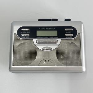Radio cassette portable vintage AM FM avec enregistreur, fonction auto-reverse, écran LCD, réveil, pour la maison, le bureau et les voyages - Product Image 6