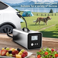 Station de recharge portable 5 kW V2L CCS2 NACS pour Tesla Model 3 X Y avec prise Nema 5-15 V2L V2H pour la maison 120v Déchargeur