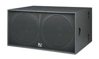 Double caisson de basses audio de scène de 18 pouces, puissant 1600w