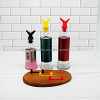 Nuevo Diseño, Tapón de Plástico Colorido para Vertido de Aceite, Antiderrames, 30 mm, Dispensador de Aceite de Oliva para Restaurantes y Hogares