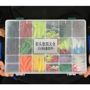 Ensemble <span class=keywords><strong>de</strong></span> leurres <span class=keywords><strong>de</strong></span> pêche avec leurres souples, hameçons, insectes, crevettes, queue <span class=keywords><strong>de</strong></span> grenouille, Kit <span class=keywords><strong>de</strong></span> leurres OEM usine, 301 pièces/boîte - Product Image 6