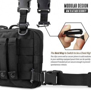 Chaleco táctico de camuflaje para hombre, impermeable, portátil, para deportes de viaje, de fábrica BSCI. - Product Image 6