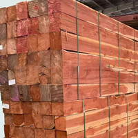 Vente en gros de planches de bois massif en cyprès rouge, grain de bois clair, résistantes à la corrosion, avec 15 % d'humidité, pour cigares longs