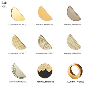 Ручки-кнобы из цинкового сплава для кухонных шкафов, комодов, спален — современные роскошные золотые ручки для ванной, гардероба, ящиков и шкафов - Product Image 2