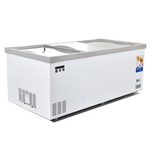 Congélateur vitrine incurvé pour supermarché, avec dessus en verre, congélateur profond pour glace, réfrigérateur Pepsi, congélateur Heladera - Product Image 3