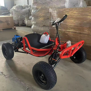 Ngoài trời 90CC 2 thì xăng điện 35-50km/h dành cho người lớn off-road Kart 4 inch 6 inch lốp trôi núi đi karts với kéo bắt đầu - Product Image 1