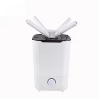 Humidificateur d'air électrique à ultrasons de grande capacité 7L 8L personnalisé humidificateur d'air commercial et industriel avec 2 têtes d'atomiseur
