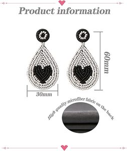 New Exquisite Stylish Color Women Fashion Handmade Bohemian Dangle <b>Earring</b> Drop <b>Earrings</b> Summer Beach Jewelry Wholesale Price - Product Image 4