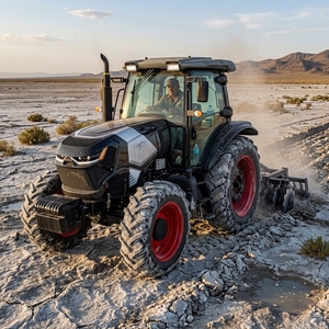 160HP Wheel Tractor 6-Cylinder Engine 4WD 6-<b>Post</b> AC Cabin CE Certified OEM Available Energy Saving High Automatic Gearbox Motor - Product Image 3