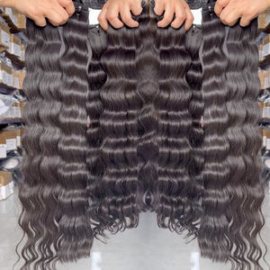 Múltiples donantes Virgen Raw Extensiones de cabello humano vietnamita Doble dibujado Camboyano Cutícula alineada Máquina ondulada Cabello de doble trama - Product Image 3